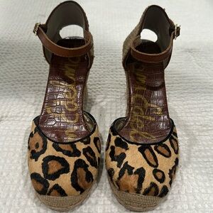 Sam Edelman Leopard espadrilles